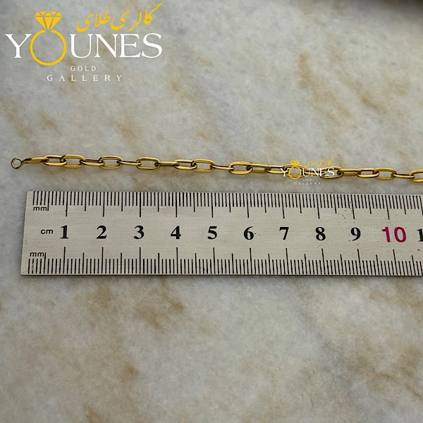 دستبند تمام طلا هرمس زنجیری